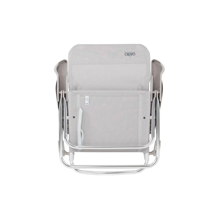 Crespo Beach Chair AL/221 Light Grey - Crespo - My Roof Tent