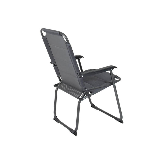 Bo-Camp Chair Copa Rio Air M Padded Aluminium Grey - Bo-Camp - My Roof Tent