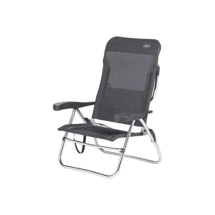 Crespo Beach Chair AL/223 Dark Grey - Crespo - My Roof Tent