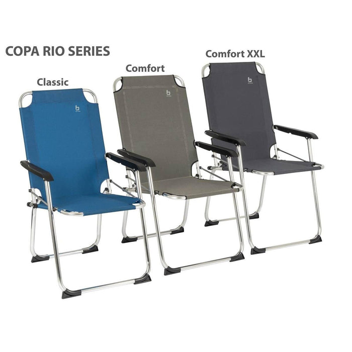 Bo-Camp Chair Copa Rio M Aluminium Sand - Bo-Camp - My Roof Tent