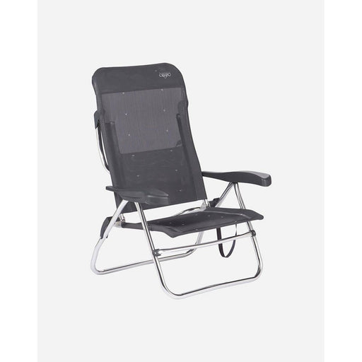 Crespo Beach Chair AL/223 Dark Grey - Crespo - My Roof Tent