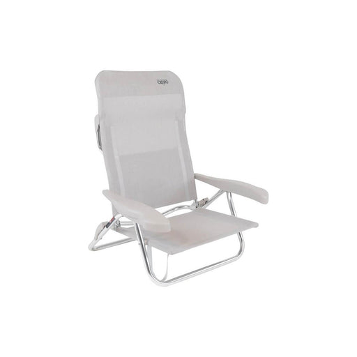 Crespo Beach Chair AL/221 Light Grey - Crespo - My Roof Tent