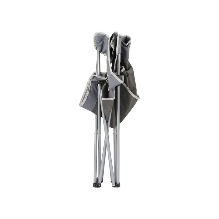 Bo-Camp Folding Chair Compact Steel Grey - Bo-Camp - My Roof Tent