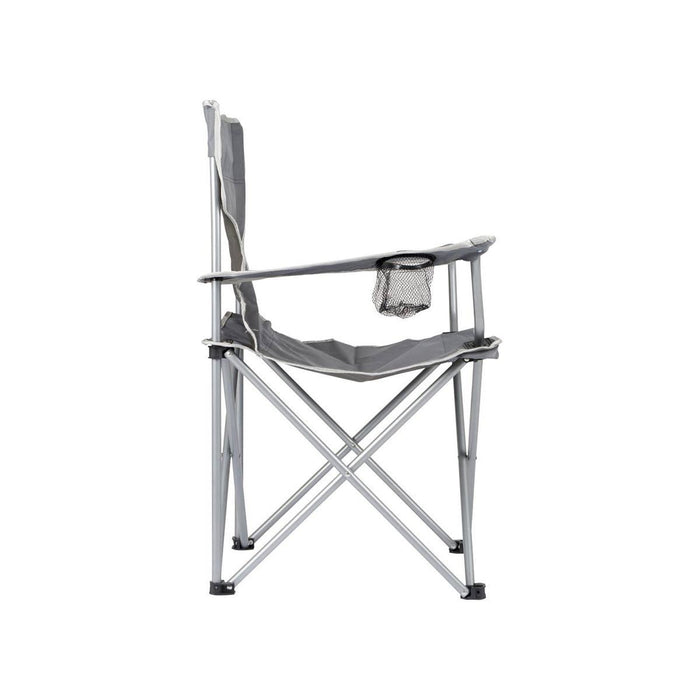 Bo-Camp Folding Chair Compact Steel Grey - Bo-Camp - My Roof Tent