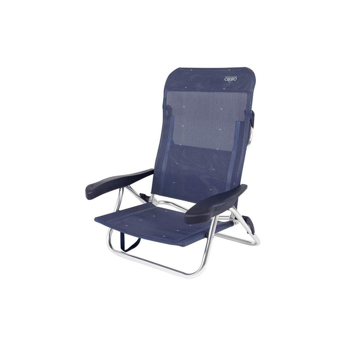 Crespo Beach Chair AL/221 Dark Blue - Crespo - My Roof Tent