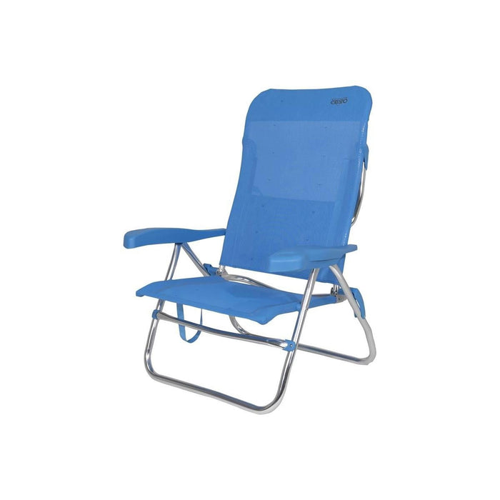 Crespo Beach Chair AL/223 Blue - Crespo - My Roof Tent