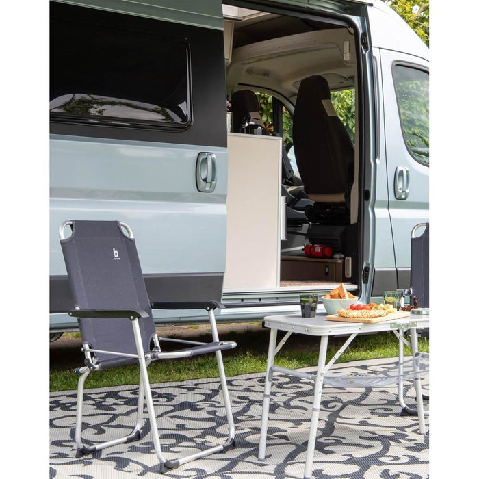 Bo-Camp Chair Copa Rio L Aluminium Graphite - Bo-Camp - My Roof Tent