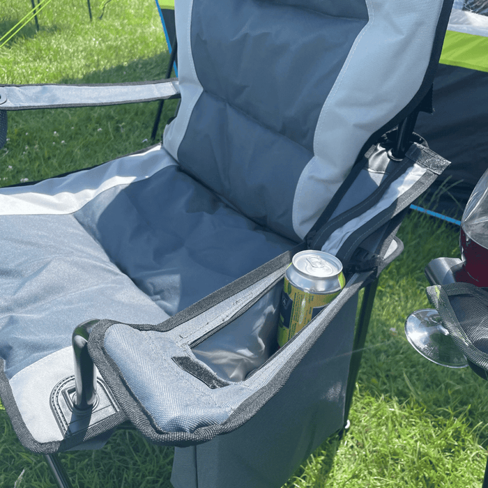 Olpro Henwick Chair Grey & Black - Olpro - My Roof Tent