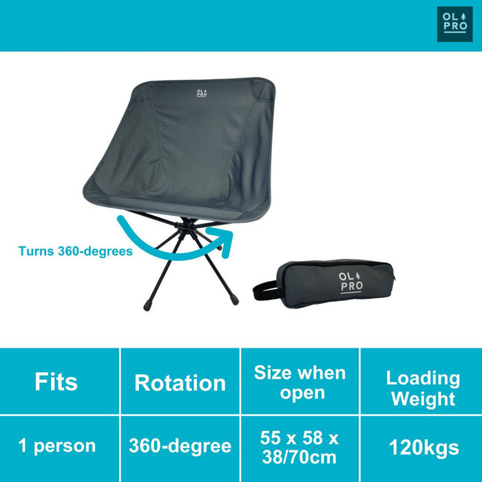 Olpro 360° Rotating ultralight chair - Olpro - My Roof Tent