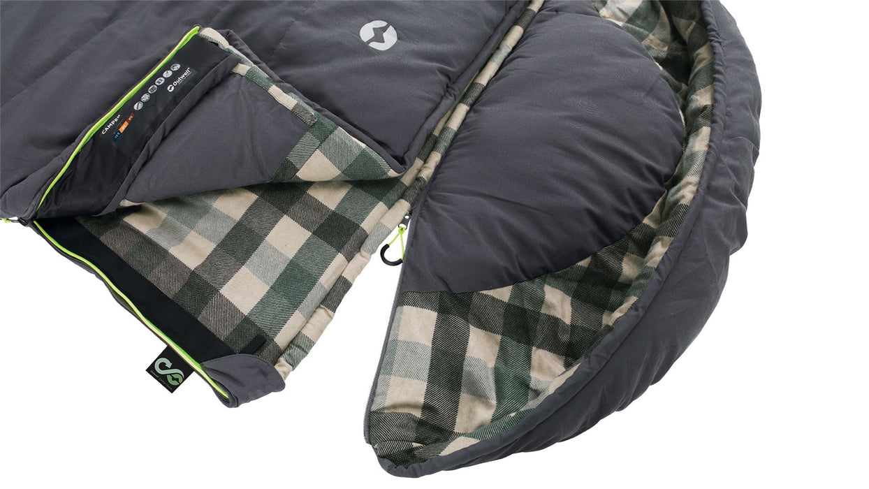 Outwell Camper Grey Single Sleeping Bag - Outwell - My Roof Tent