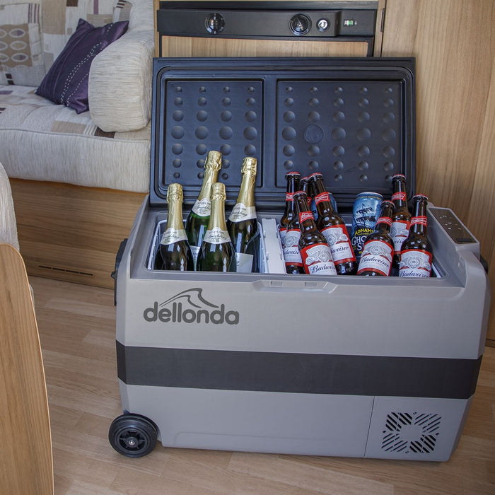 Dellonda Portable Fridge Freezer/Cool Box with LED Display 50L DL14 - Dellonda - My Roof Tent