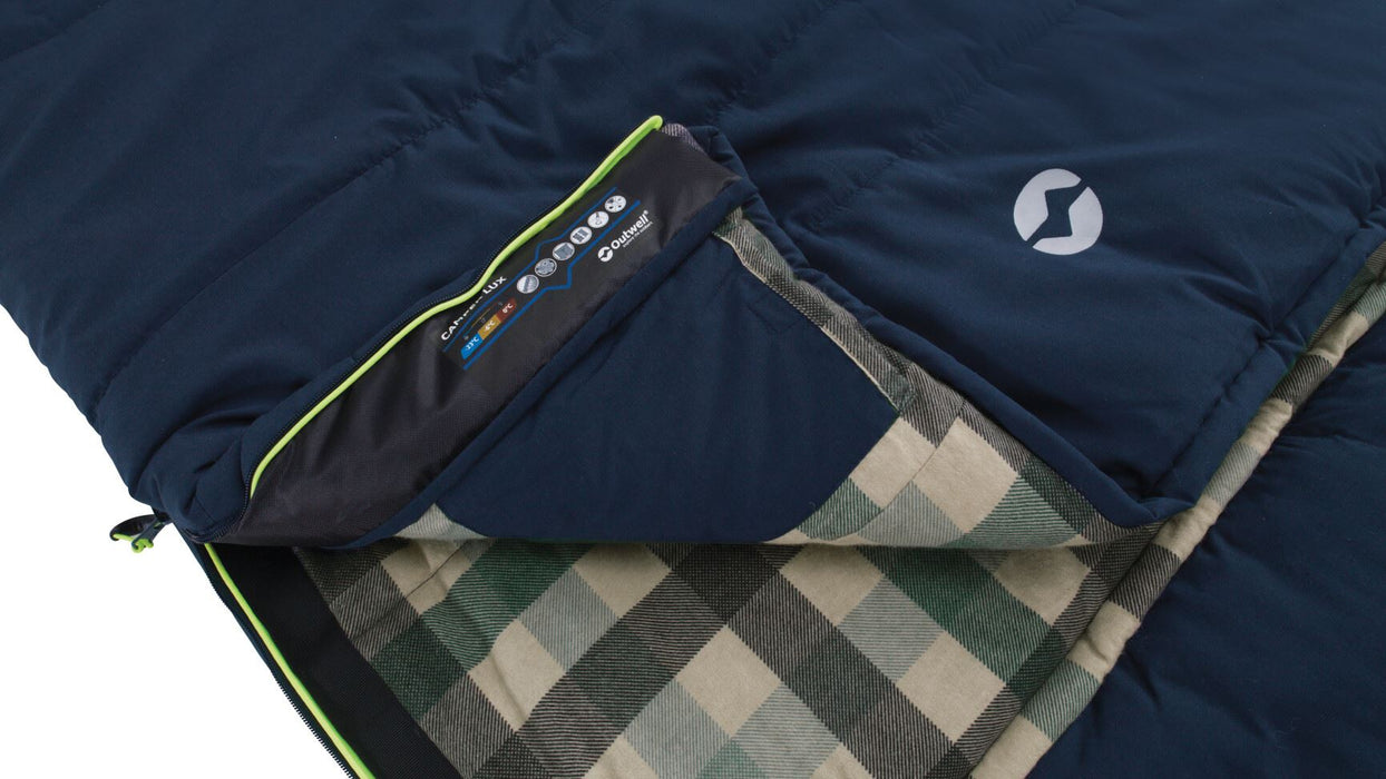 Outwell Camper Lux Deep Blue Single Sleeping Bag - Outwell - My Roof Tent