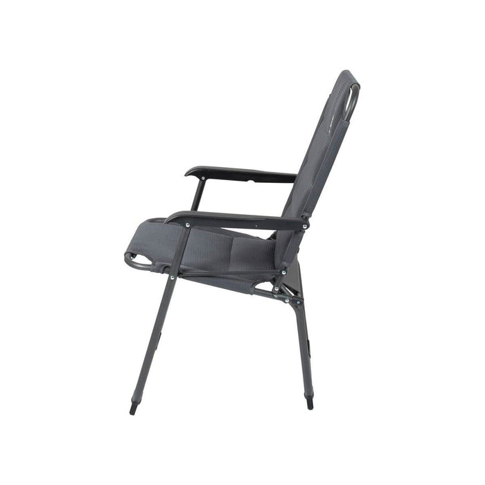 Bo-Camp Chair Copa Rio Air M Padded Aluminium Grey - Bo-Camp - My Roof Tent
