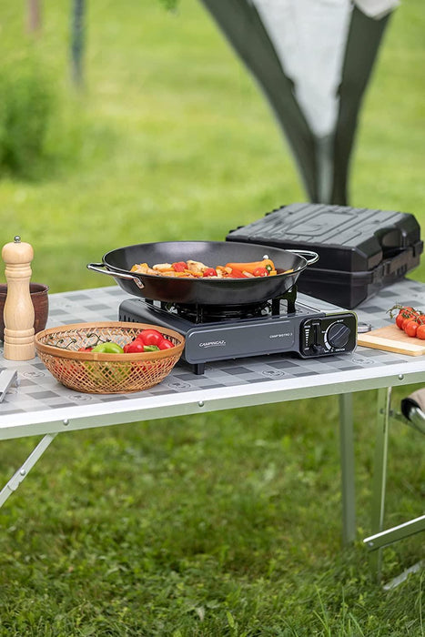 Campingaz Bistro 3 Grey Camping gas stove with Griddle - Campingaz - My Roof Tent