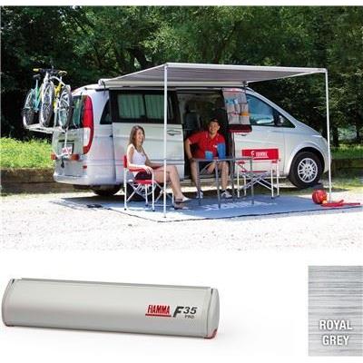 Fiamma F35 Pro 270 Awning Titanium Case Royal Grey Fabric Campervan Caravan 4x4 - Fiamma - My Roof Tent