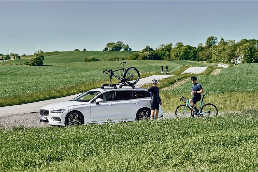 Thule Fast Ride roof bike rack fork mount black Roof Bike Rack - Thule - My Roof Tent