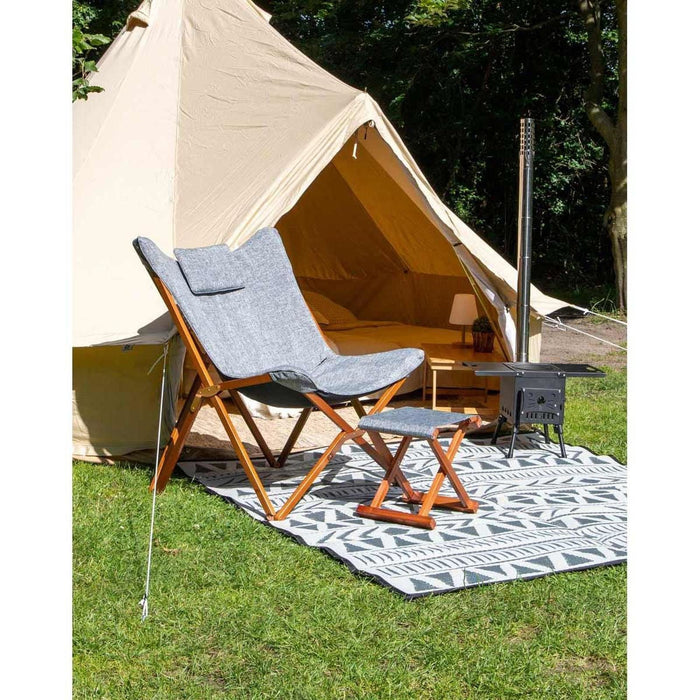 Bo-Camp Urban Collection Relax Chair Bloomsbury M Grey - Bo-Camp - My Roof Tent