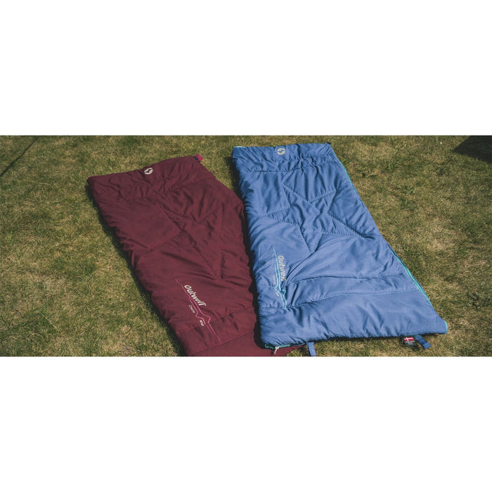 Outwell Champ Kids Deep Red Red Junior Sleeping Bag - Outwell - My Roof Tent
