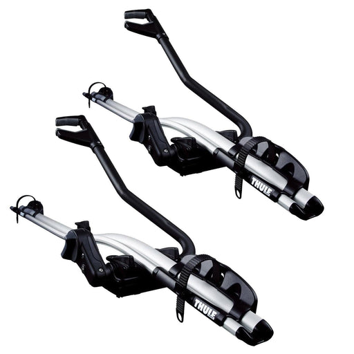 2x Thule ProRide 591 Bike Carrier Rack Roof Bar Mounted Aluminium - Thule - My Roof Tent