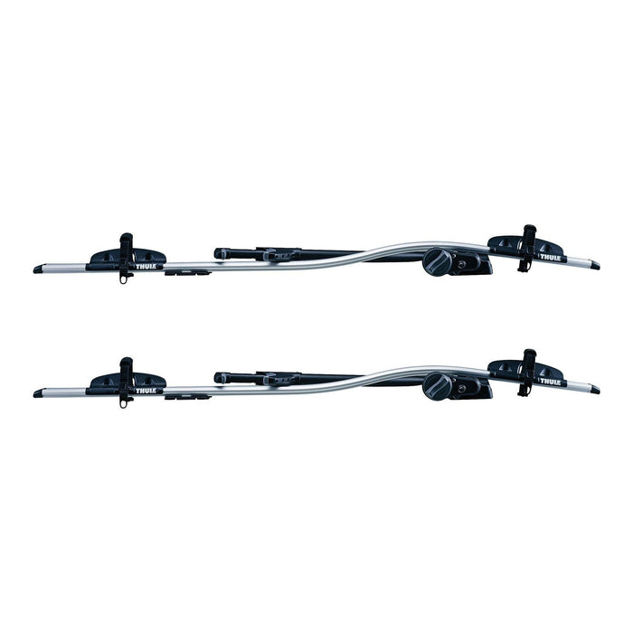 2x Thule ProRide 591 Bike Carrier Rack Roof Bar Mounted Aluminium - Thule - My Roof Tent