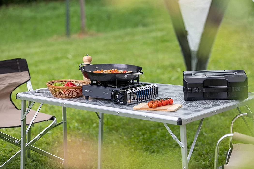 Campingaz Bistro 3 Grey Camping gas stove with Griddle - Campingaz - My Roof Tent