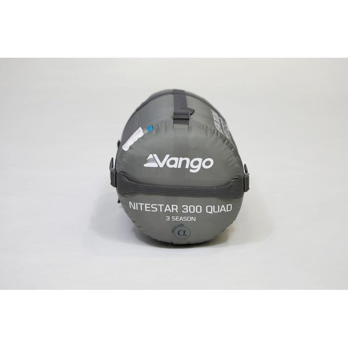 Vango Nitestar Alpha 300 Quad Sleeping Bag Square 3 Season Camping - Vango - My Roof Tent