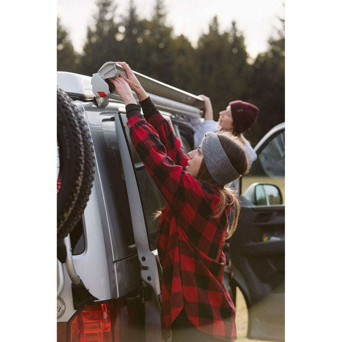 Fiamma F35 Pro 250 Awning Deep Black Case Royal Grey Fabric Campervan Caravan - Fiamma - My Roof Tent