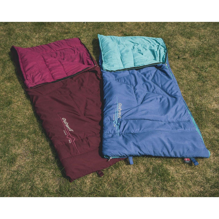 Outwell Champ Kids Deep Red Red Junior Sleeping Bag - Outwell - My Roof Tent