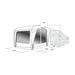 Outwell Crossville 250SA Air Drive-Away Campervan Air Awning 175-200cm - Outwell - My Roof Tent