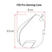 Fiamma F35 Pro 250 Awning Deep Black Case Royal Grey Fabric Campervan Caravan - Fiamma - My Roof Tent