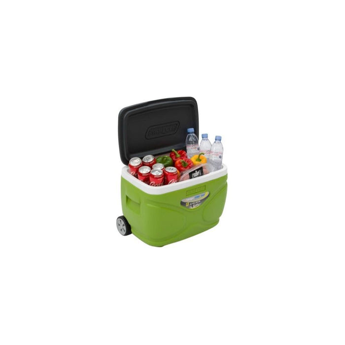 Vango Pinnacle Wheelie 30L 72H Cool Box Green Picnic Camping Food Drink Cooler - Vango - My Roof Tent