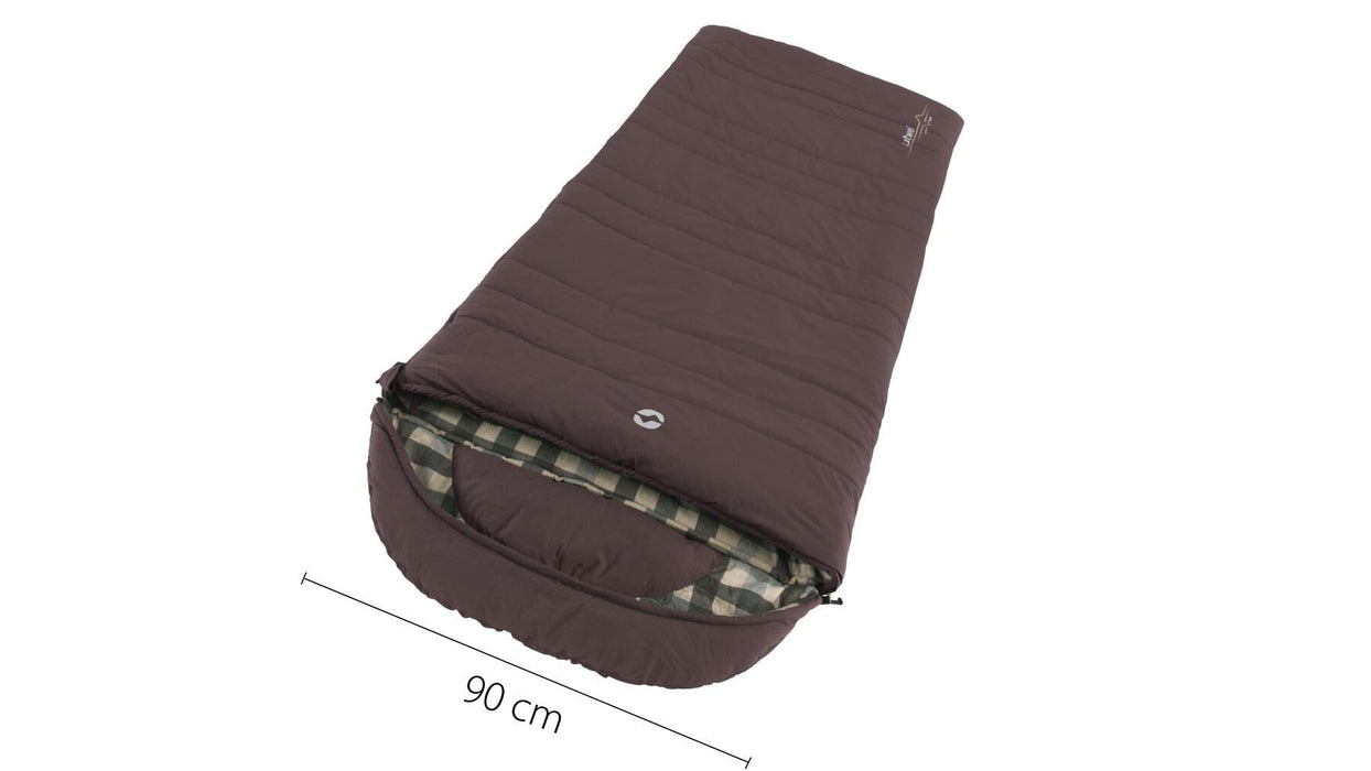 Outwell Camper Supreme Brown Single Sleeping Bag - Outwell - My Roof Tent