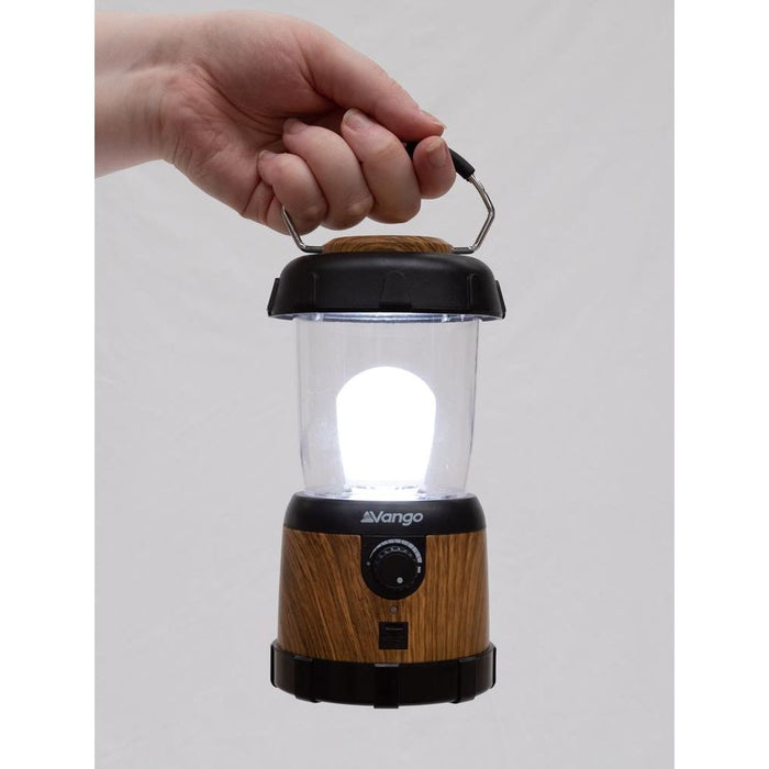 Vango Nova 200 Recharge USB Camping Lantern - Wood Effect - Vango - My Roof Tent