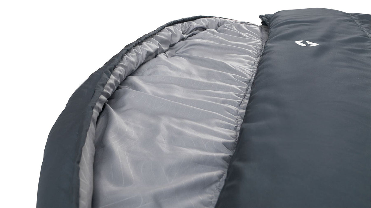 Outwell Campion Lux Double Dark Grey Double Sleeping Bag - Outwell - My Roof Tent