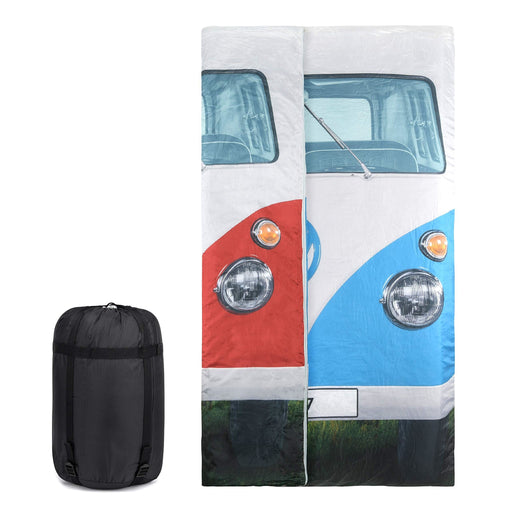 Vw Double Sleeping Bag Reversable Blue/Red 190Cm X 150Cm OL0183 - Board Masters - My Roof Tent