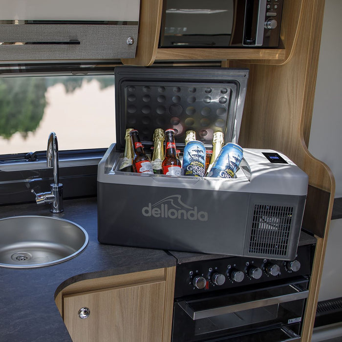 Dellonda Portable Fridge Freezer/Cool Box with LED Display 15L DL12 - Dellonda - My Roof Tent