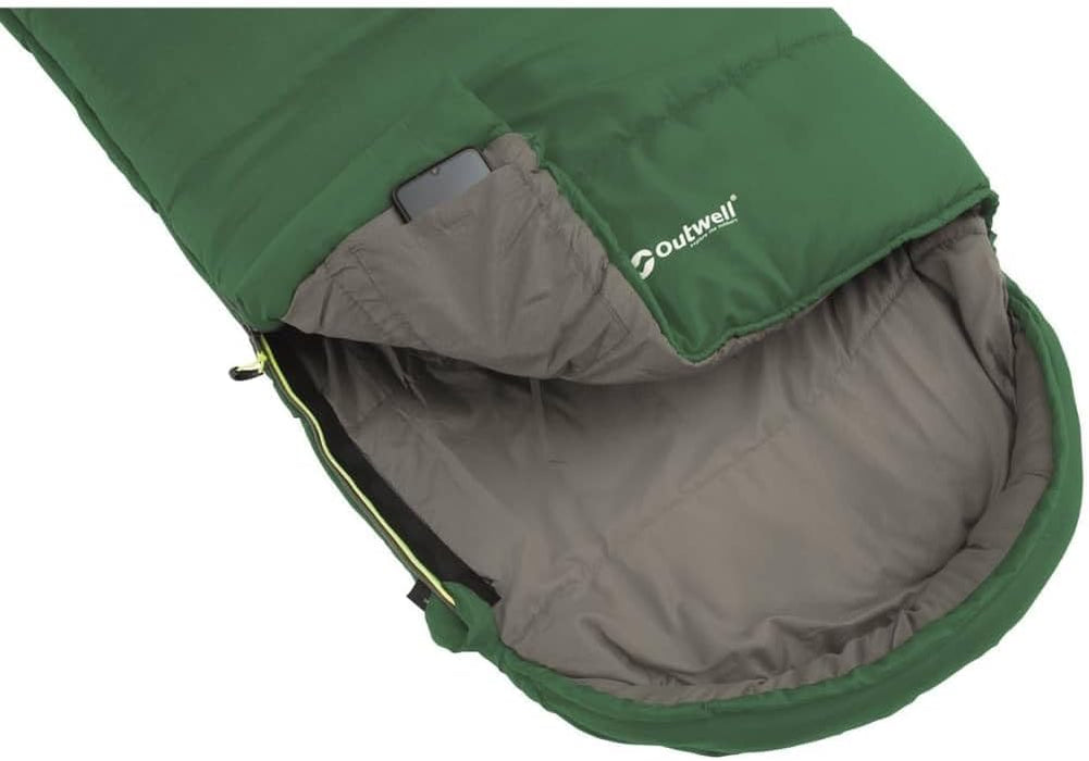 Outwell Campion Junior Kid / Childrens Sleeping Bag Green - 2 Season - Outwell - My Roof Tent