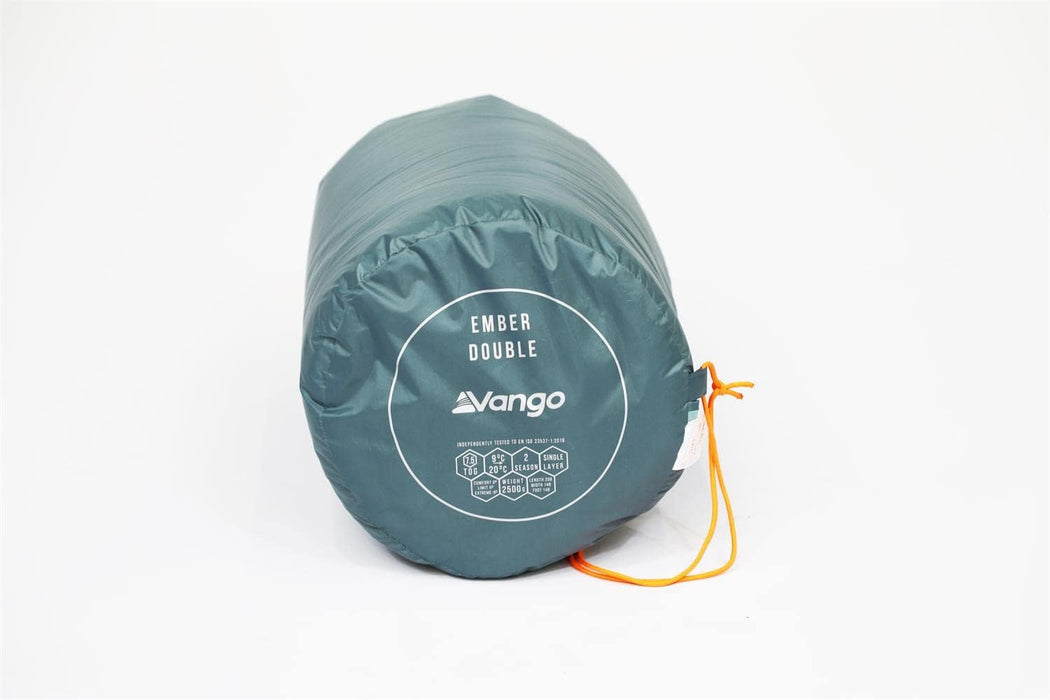 Vango Ember Double Double Mineral Green Sleeping Bag - Vango - My Roof Tent
