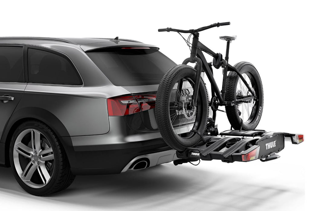 Thule EasyFold XT three-bike platform towbar bike rack black/aluminium Towbar Bike Rack - Thule - My Roof Tent