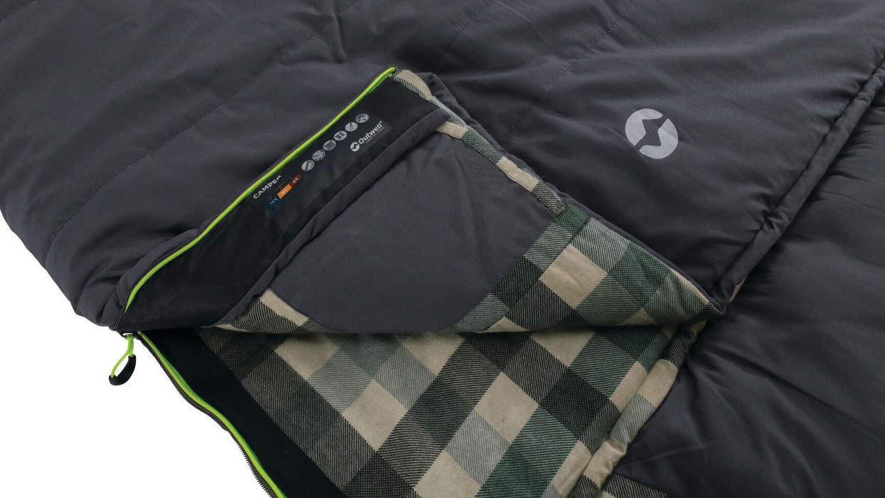 Outwell Camper Grey Single Sleeping Bag - Outwell - My Roof Tent