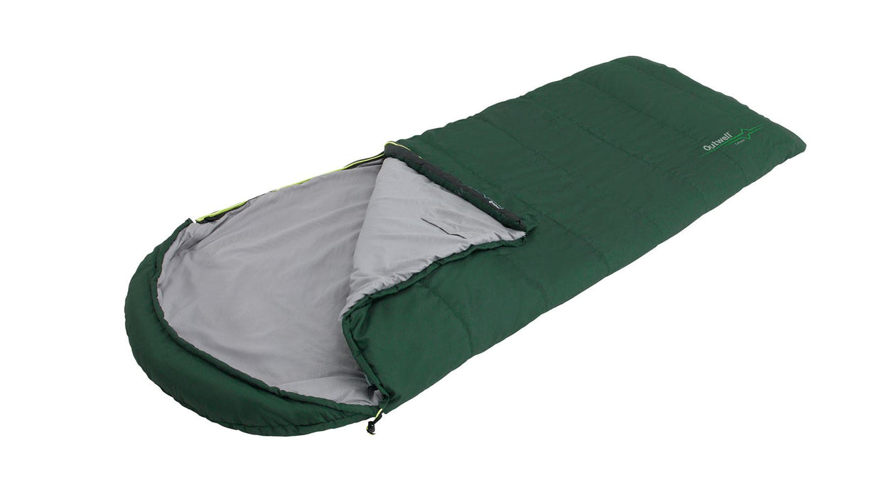 Outwell Campion Forest Green Forest Green Single Sleeping Bag - Outwell - My Roof Tent