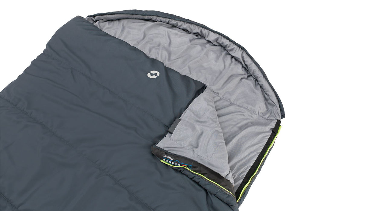 Outwell Campion Lux Double Dark Grey Double Sleeping Bag - Outwell - My Roof Tent