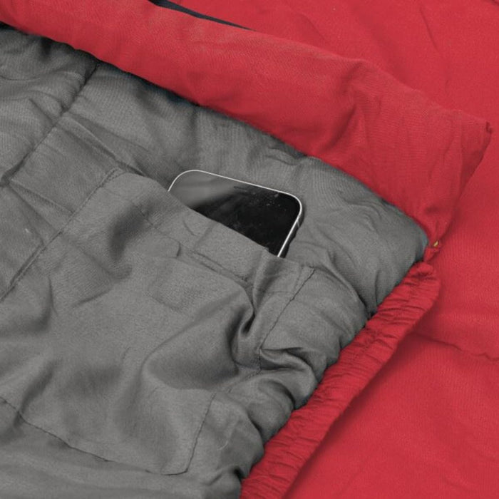 Outwell Campion Junior Kid / Childrens Sleeping Bag Red - 2 Season - Outwell - My Roof Tent