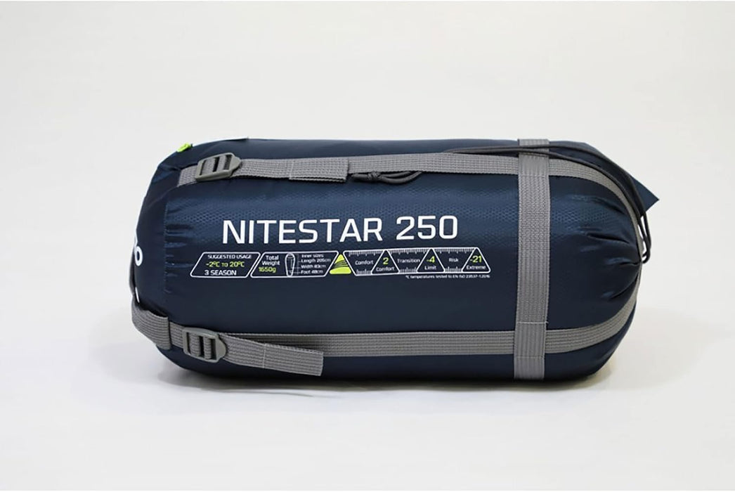 Vango Nitestar Alpha 250 Ocean Green Sleeping Bag - Vango - My Roof Tent