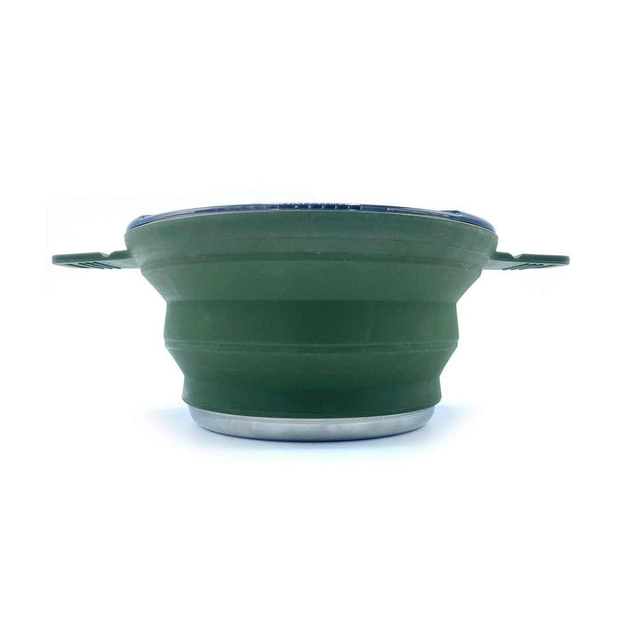Wolf Outdoors EzyStow Collapsible Cooking Pot 2.5L Olive Green - Wolf Outdoors - My Roof Tent