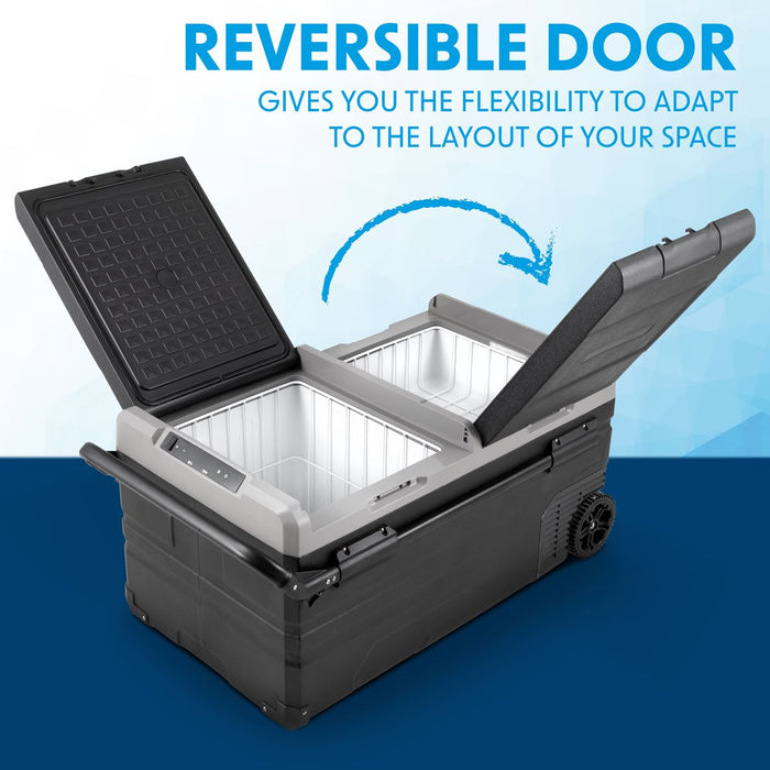 Dellonda Portable Fridge Freezer/Cool Box with LED Display 95L DL128 - Dellonda - My Roof Tent