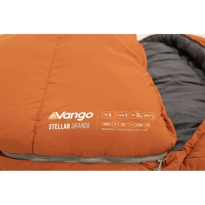Vango Stellar Grande Sleeping Bag Harissa - Vango - My Roof Tent