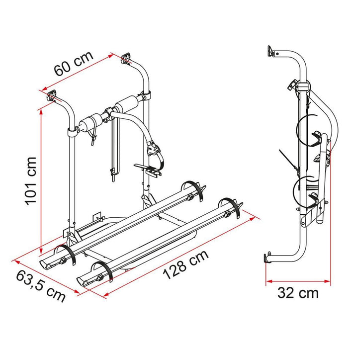 Fiamma Carry Bike Caravan Hobby Bike Rack for Hobby Caravans - Fiamma - My Roof Tent
