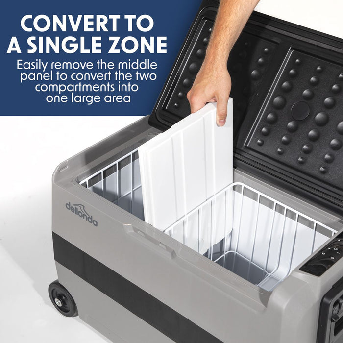 Dellonda Portable Fridge Freezer/Cool Box with LED Display 50L DL14 - Dellonda - My Roof Tent