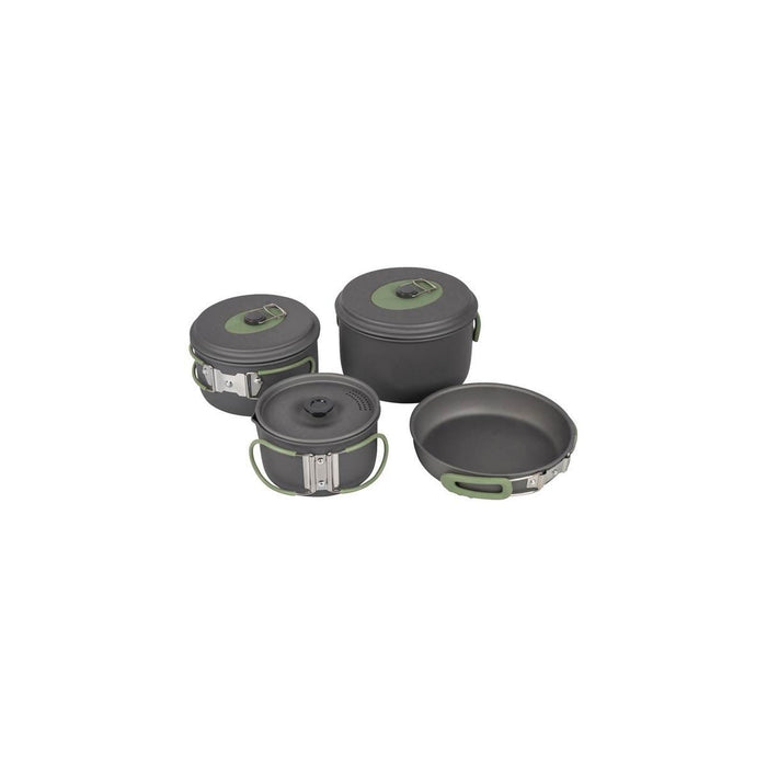 Bo-Camp Cookware Set Explorer 4 Pieces Hard Anodized Aluminium - Bo-Camp - My Roof Tent